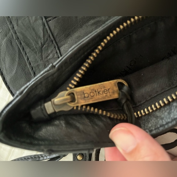 Botkier black leather crossbody bag purse - Picture 5 of 6